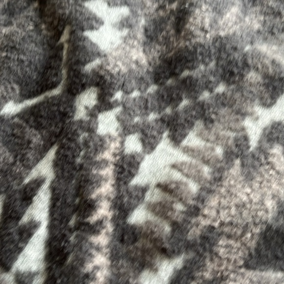 Lucky Brand Gray and Pink Patterned Cardigan Fringe Size Large - Picture 15 of 15